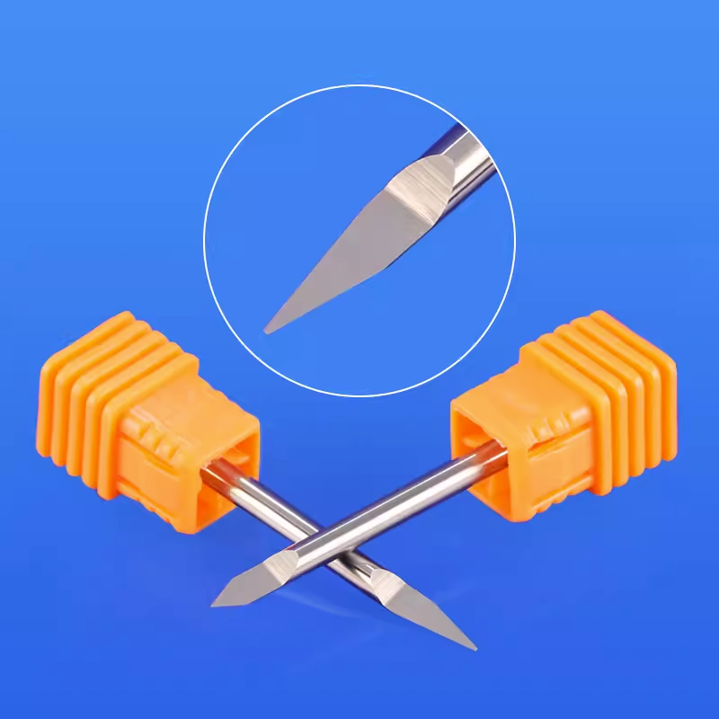 Single Flute Engraving Bit for Metal - 1/8″ Shank - Makera