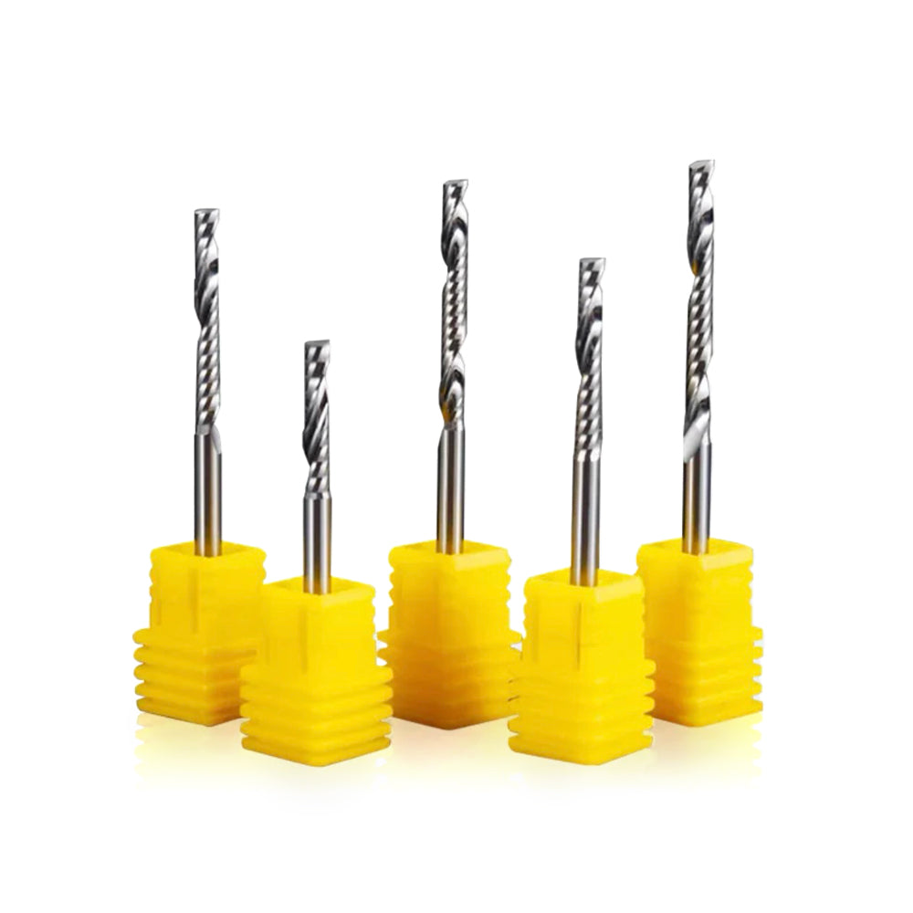 Spiral 'O' Single Flute Bit - 1/8″ Shank - Makera