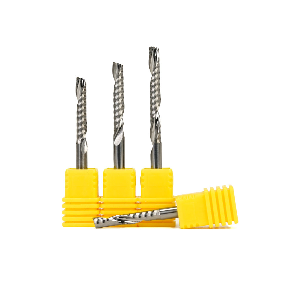 Spiral 'O' Single Flute Bit - 4mm (5/32″) Shank