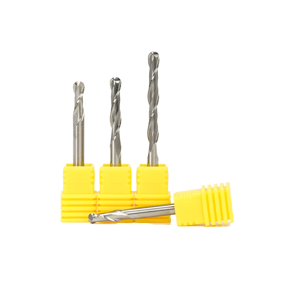 Two Flute Ball Nose Bit - 4mm (5/32") Shank