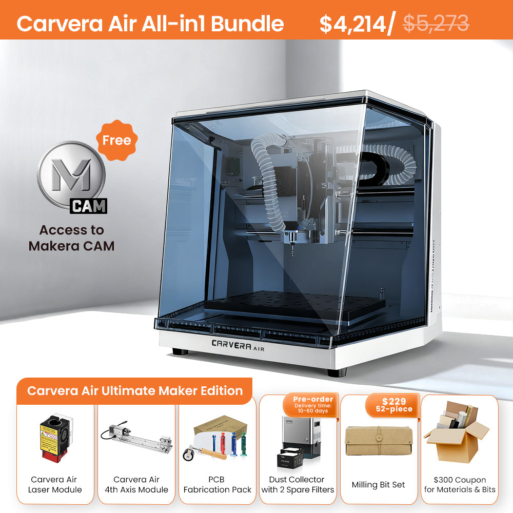 Carvera Air Desktop CNC Machine