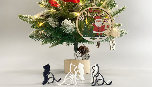 DIY Christmas CNC Projects: Spin Whistle & Minimalist Cat Sculpture
