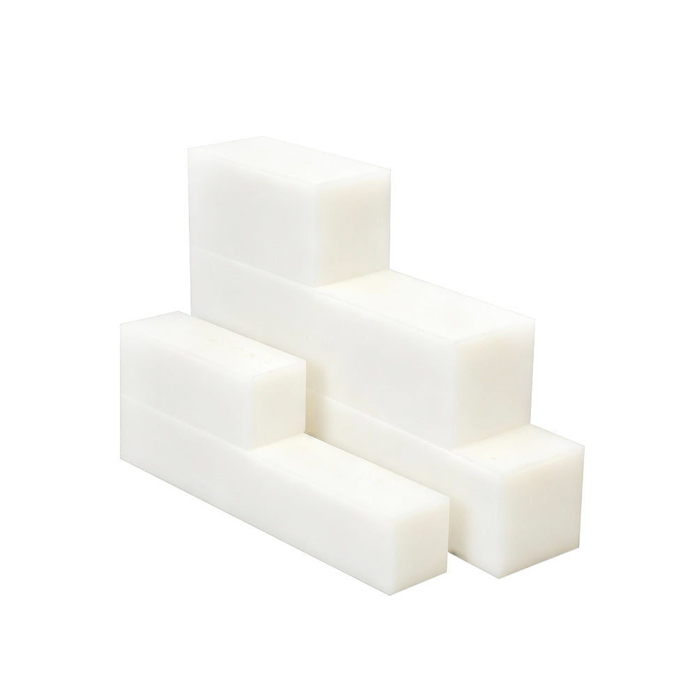 White Delrin Block