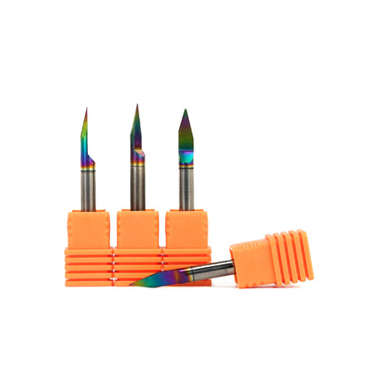 Single Flute Engraving Bit for Metal - 4mm (5/32″) Shank