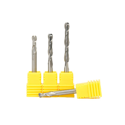 Two Flute Ball Nose Bit - 4mm (5/32") Shank