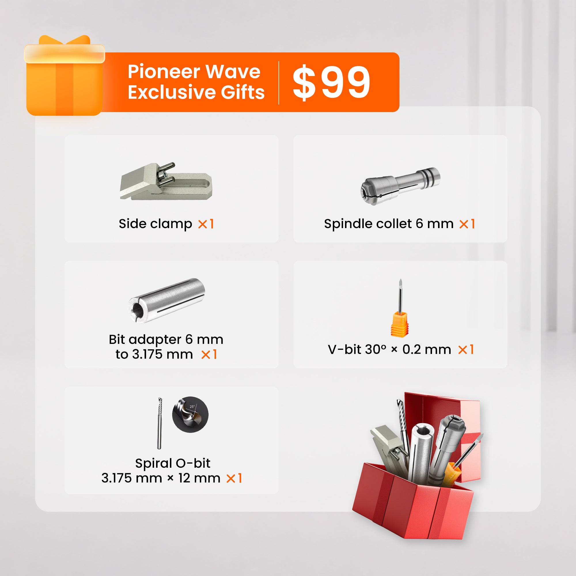 Pioneer Wave Exclusive Gifts – $99